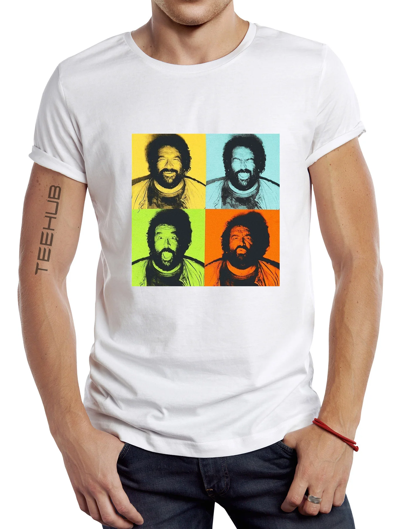 2024 новейшая мужская модная футболка с принтом Banana Joe Bud Spencer топы короткими