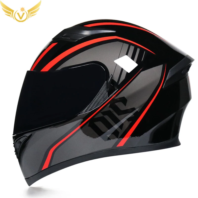 Cafe Racer Full Face Downhill Jet Helmet Motorcycle Helmets With Double Sun Visor for Racing Women's Men's Enduro Moto Lady Kart enlarge