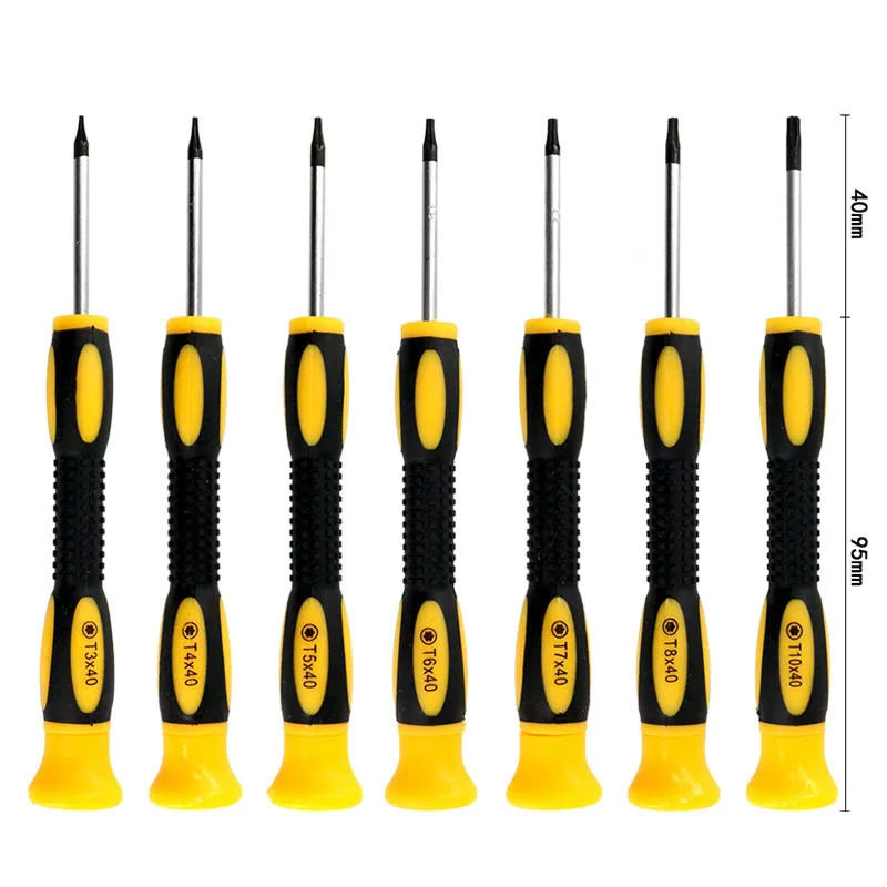 

1 комплект отверток Torx T3 T4 T5 T6 T7 T8 T10, отвертка для разборной игровой консоли 360 PS3 PS4, инструмент для снятия ручки, ручные инструменты