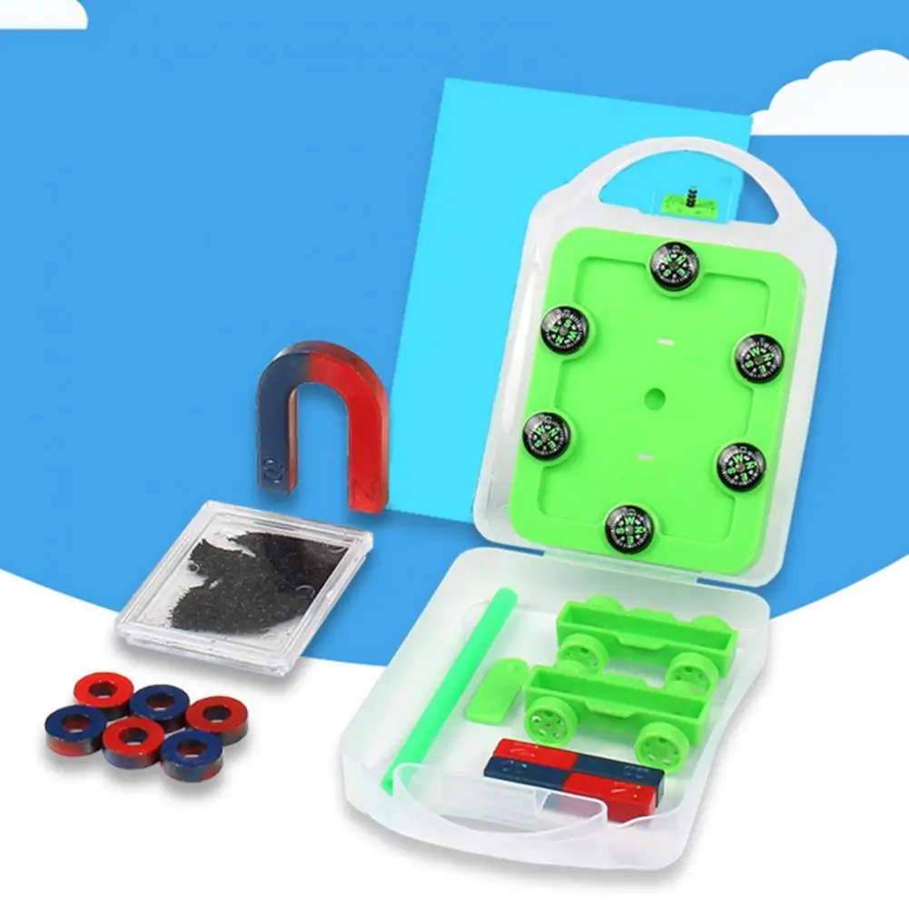 Безопасный Набор для экспериментов с электромагнитом привлекательный магнитный