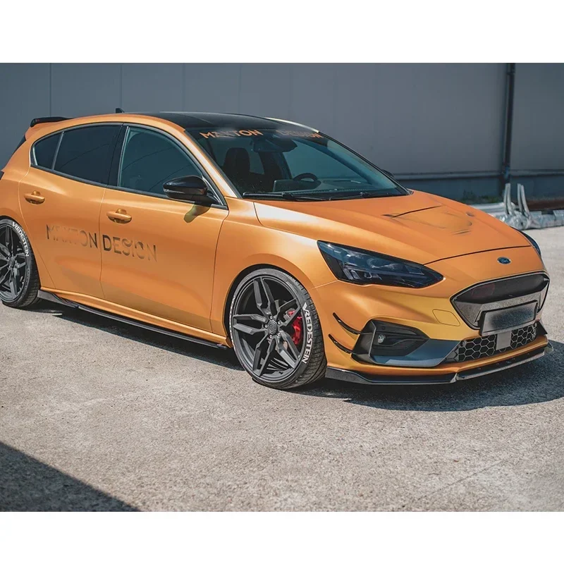 Фото Передний диффузор Maxton Shovel для Ford Focus Mk4 ST/st-line 2019-2021, передний спойлер, автоаксессуары, нижняя защита переднего бампера №5