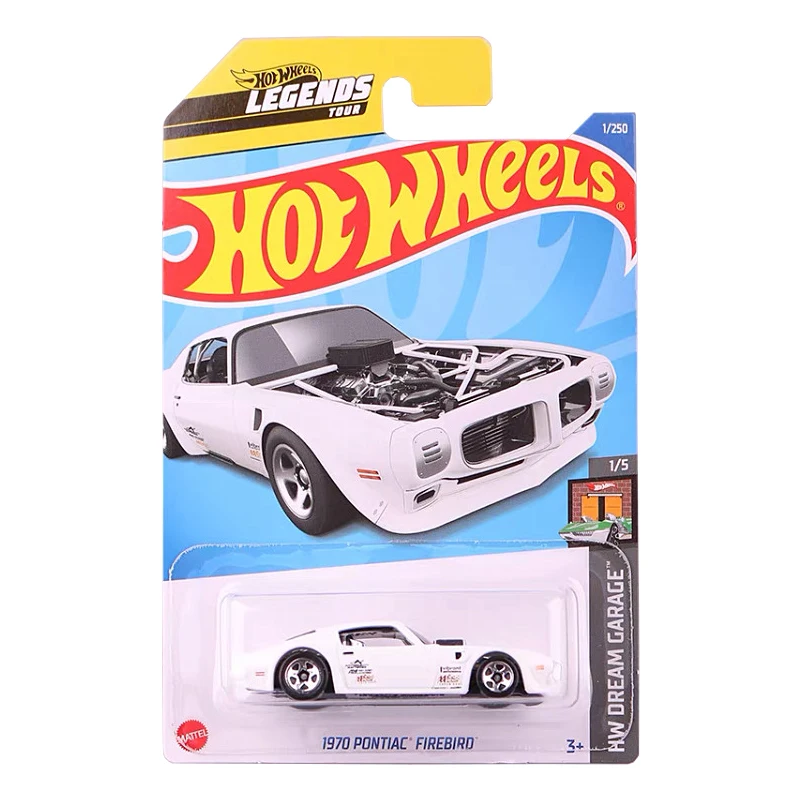 Hot Wheels-Serie de automóviles HW DREAM GARAGE 1970, PONTIAC FIREBIRD 1/64, modelo de Metal fundido, colección de vehículos de juguete