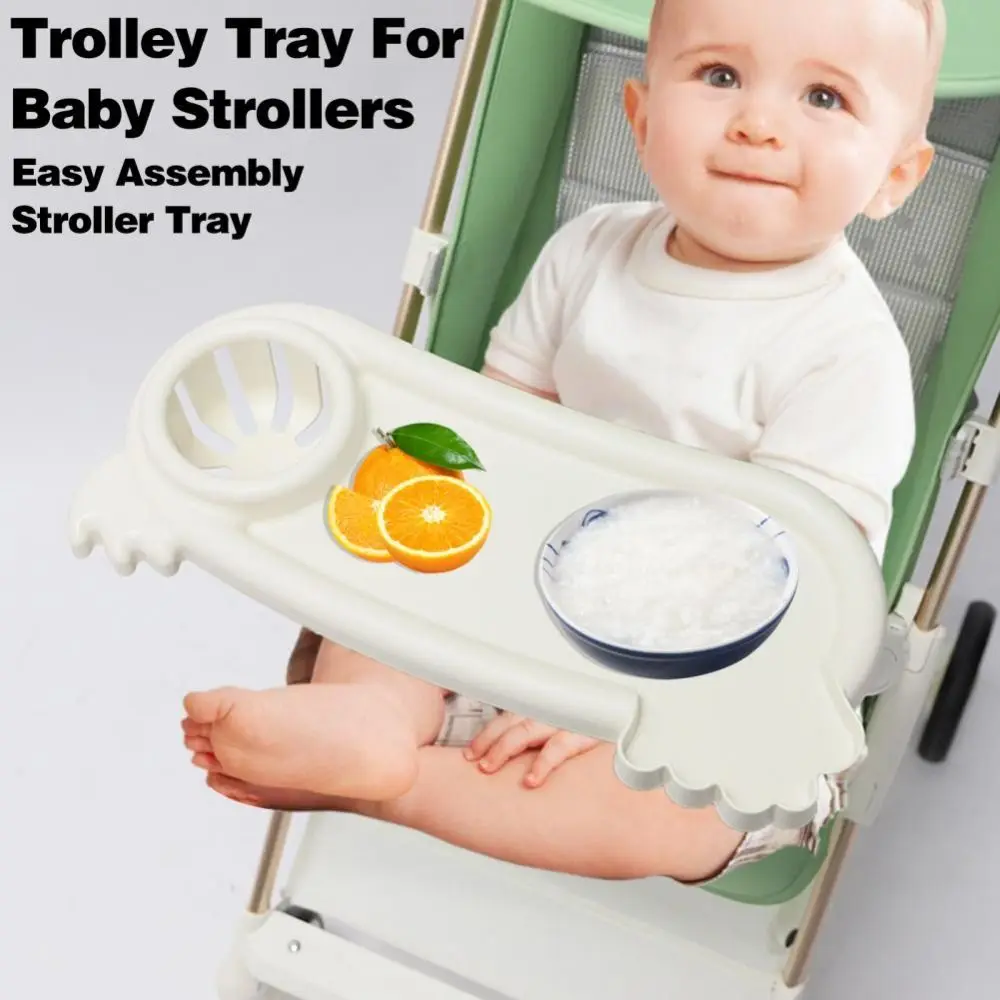 

3 In 1 Baby Stroller Dinner Table Tray Baby Stuff ABS Cart Pram Snack Tray Baby Feeding Supplies Stroller Accessory Children