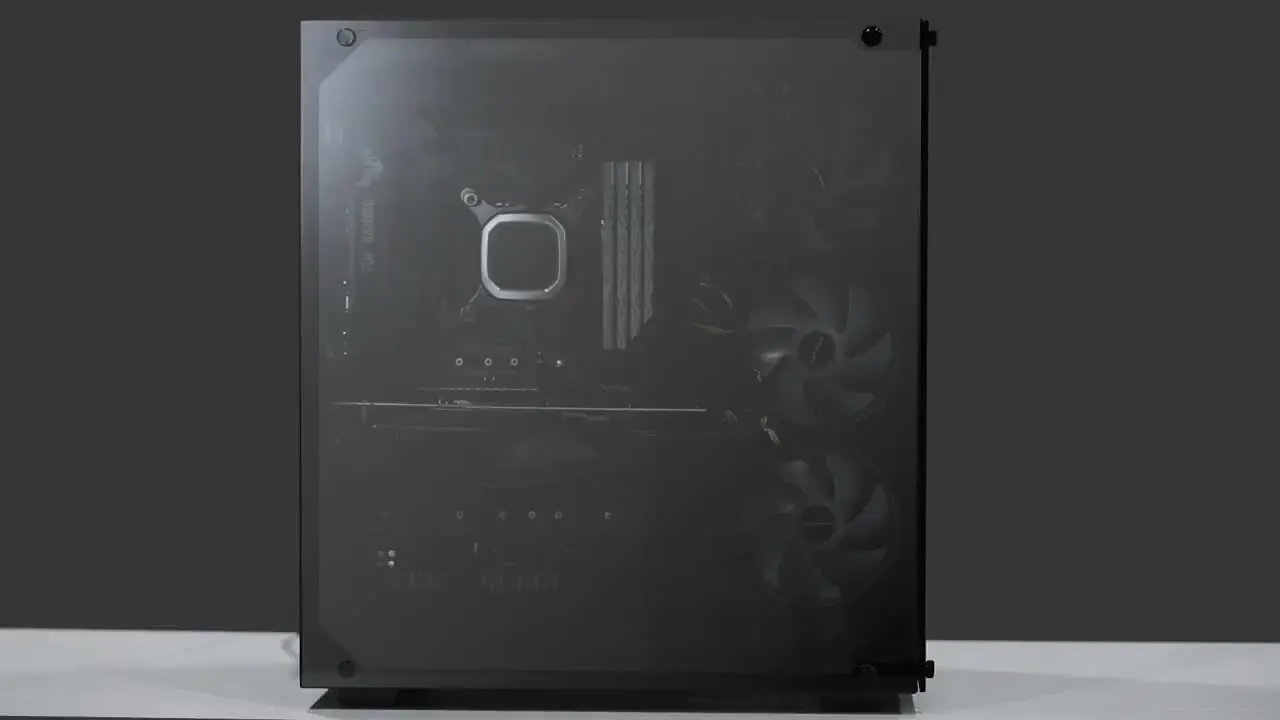 

MVP Apollo applicable motherboard ATX/E-AXT computer transparent fully permeable cold glass case