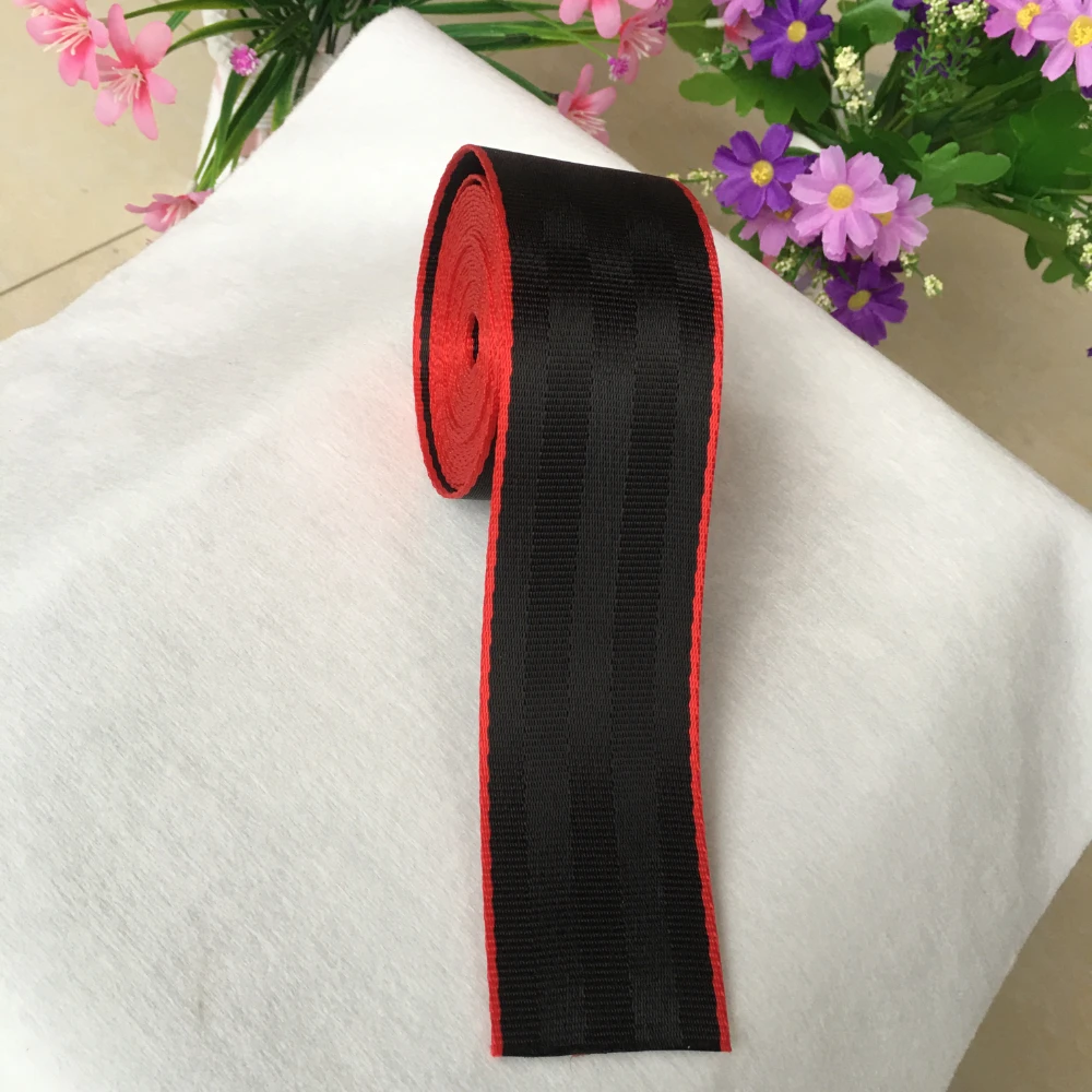 racing belt 48mm Sedan seat SUV safety orange gold blue red car accessories Polyester webbing Universal 7.6 to 19meter | Аксессуары для