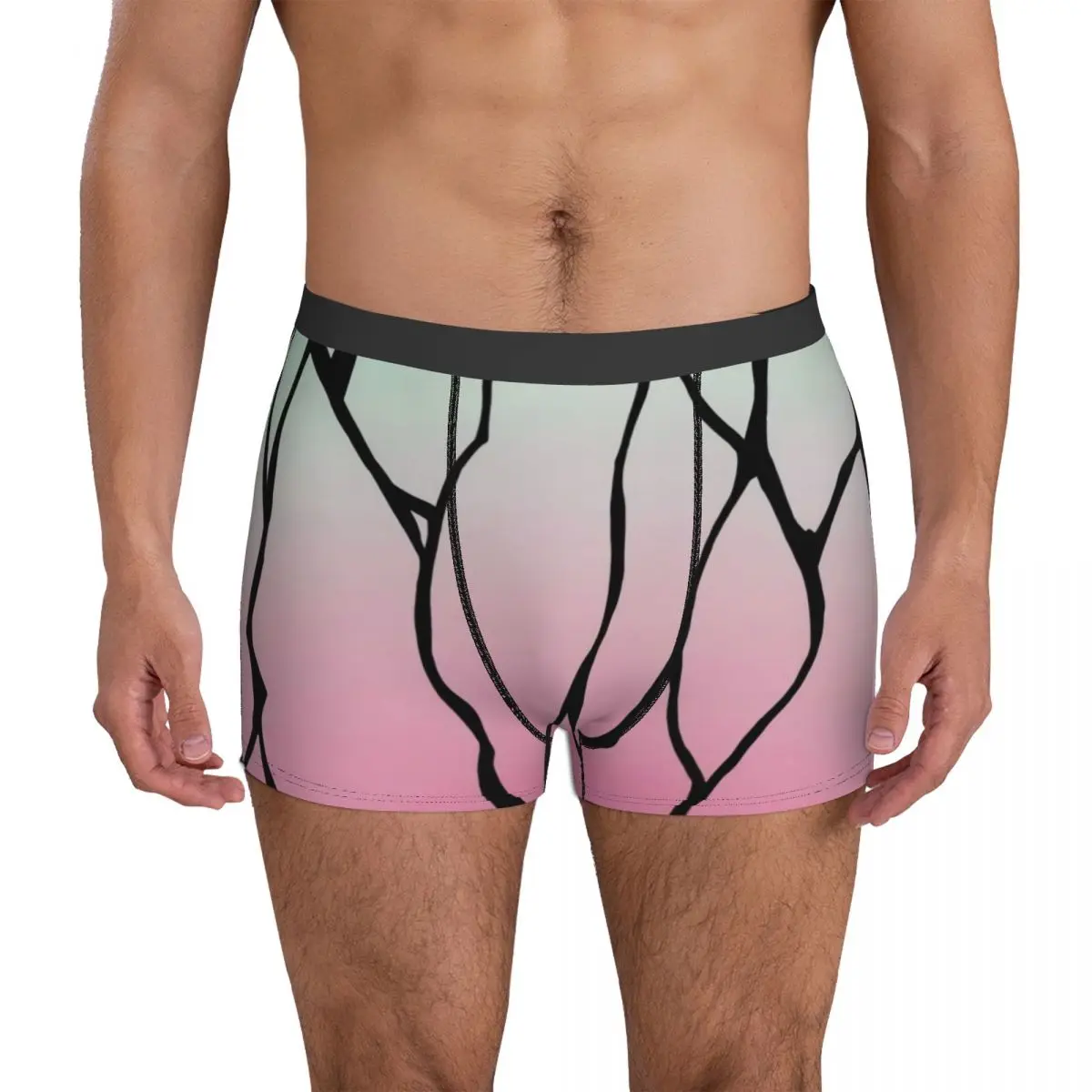 

Shinobu Kochou Butterfly Pattern Underwear Cosplay Kimetsu No Yaiba Anime Demon Slayer Design Boxershorts Hot Male Underpants