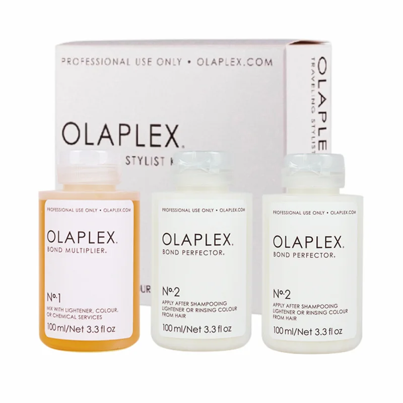 

Olaplex No.1.2.2 Gift Box Bond Multiplier Perfector Repair Damaged Hair And Rebuild Structure Hydrates Smooth For All Hair 3PCS