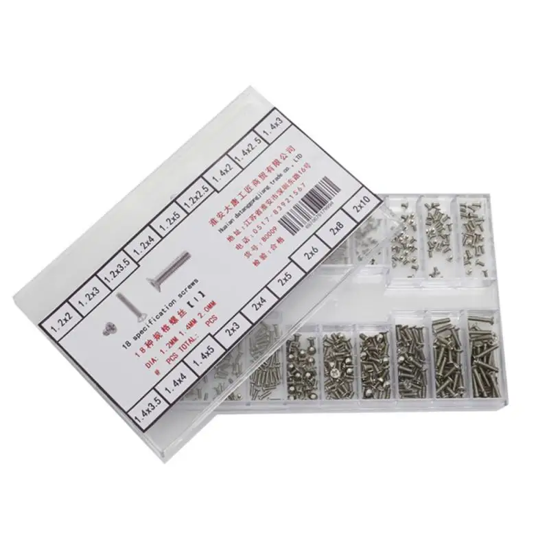 Типы мини-винтовых гаек комплект ноутбуков компьютеров сборка ремонтных винтов