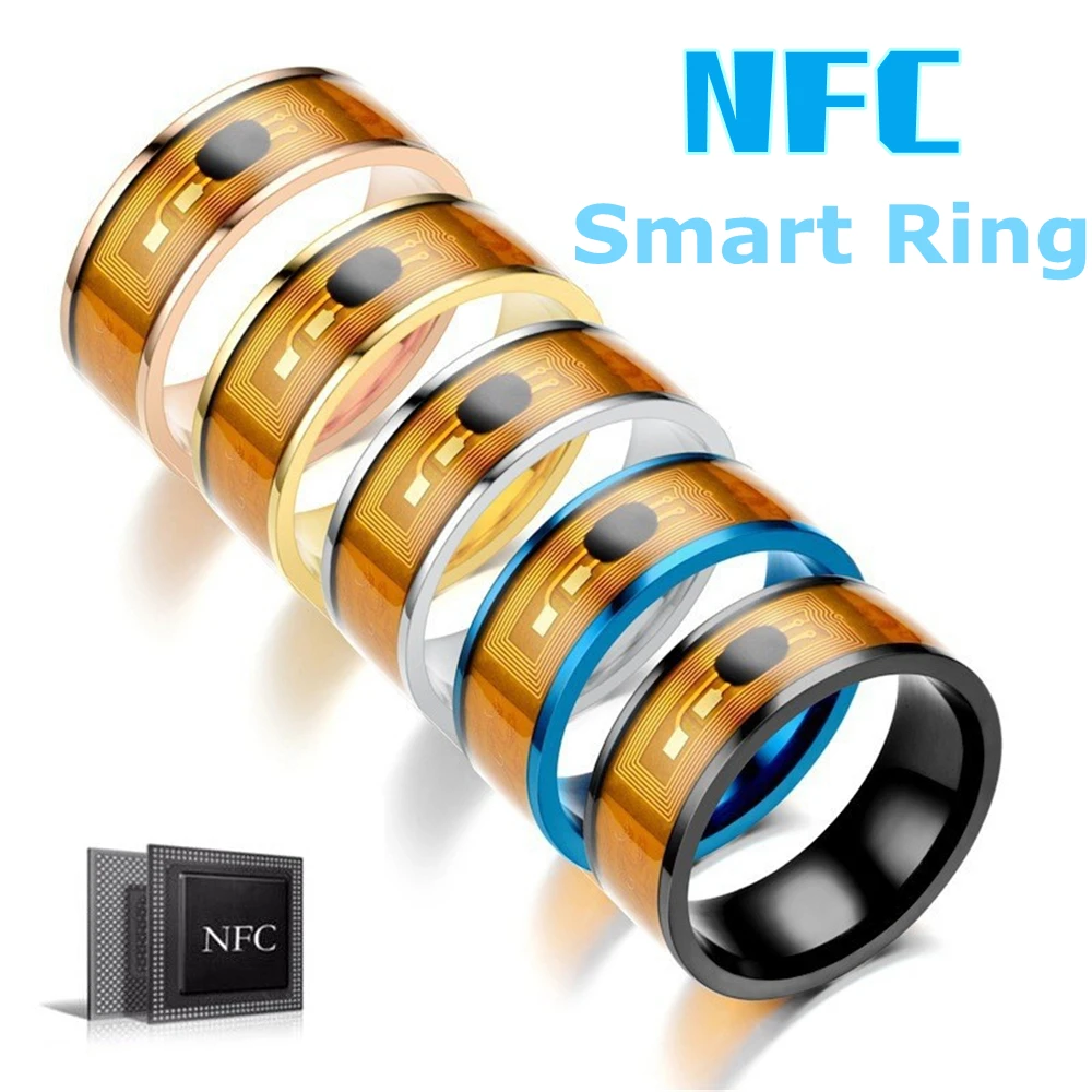 Смарт-кольцо на палец с NFC интеллектуальное подключение к одежде телефона Android
