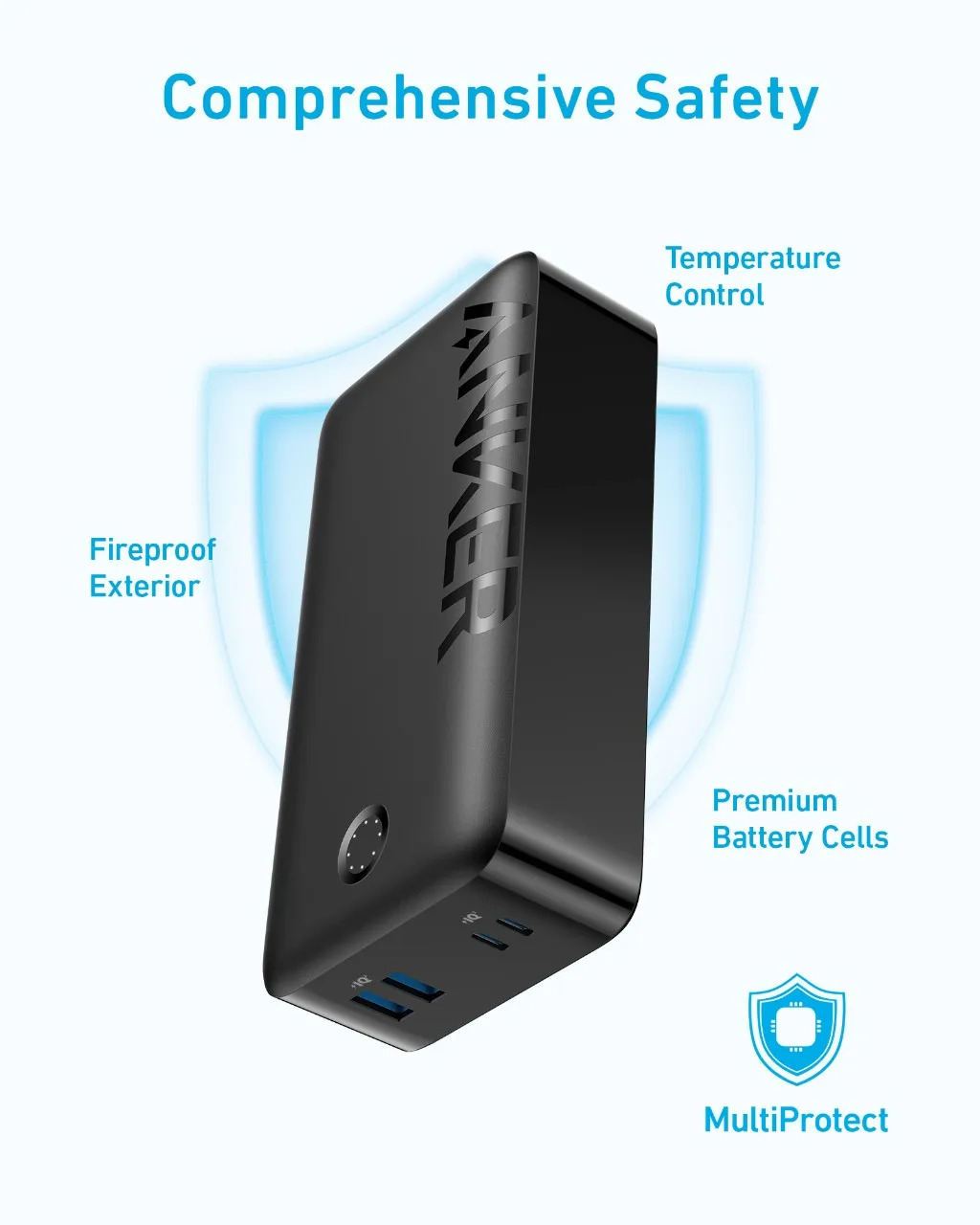 Anker 347 Power Bank 40000mAh Battery 30W Powerbank USB-C External battery High-Speed Charging Portable battery