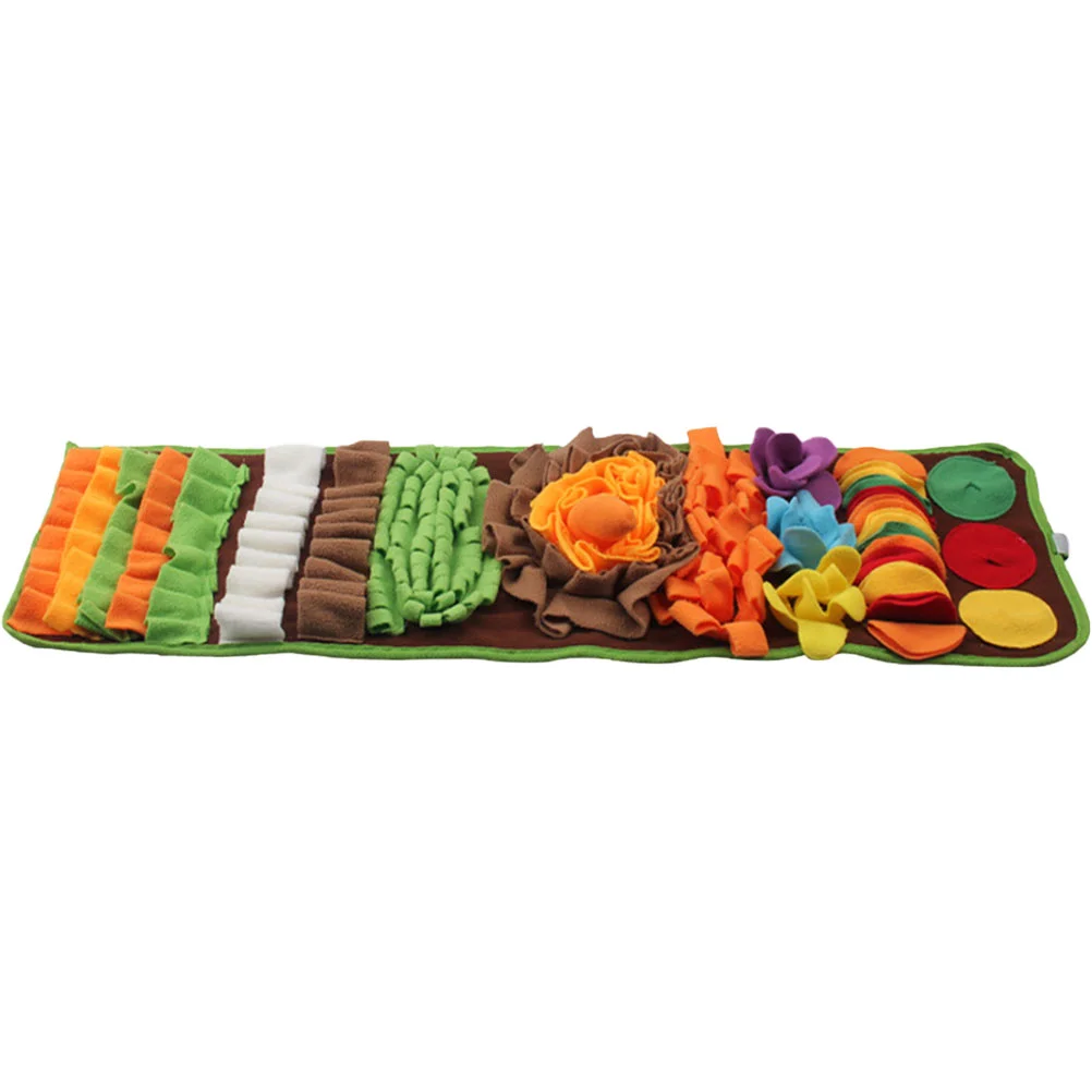 

Mat Rabbit Hamsterpet Bunny Foraging Snuffle Feeding Slowdog Play Snifflehiding Guineasniffing Training Plush Chew Molar Feeder