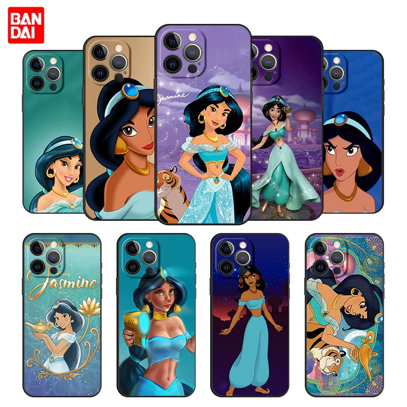 

Cover Case for iPhone 11 12 13 Pro Max SE 2020 11pro 12pro 13pro Mini Shell Bag SoftAladdin Jasmine Princess