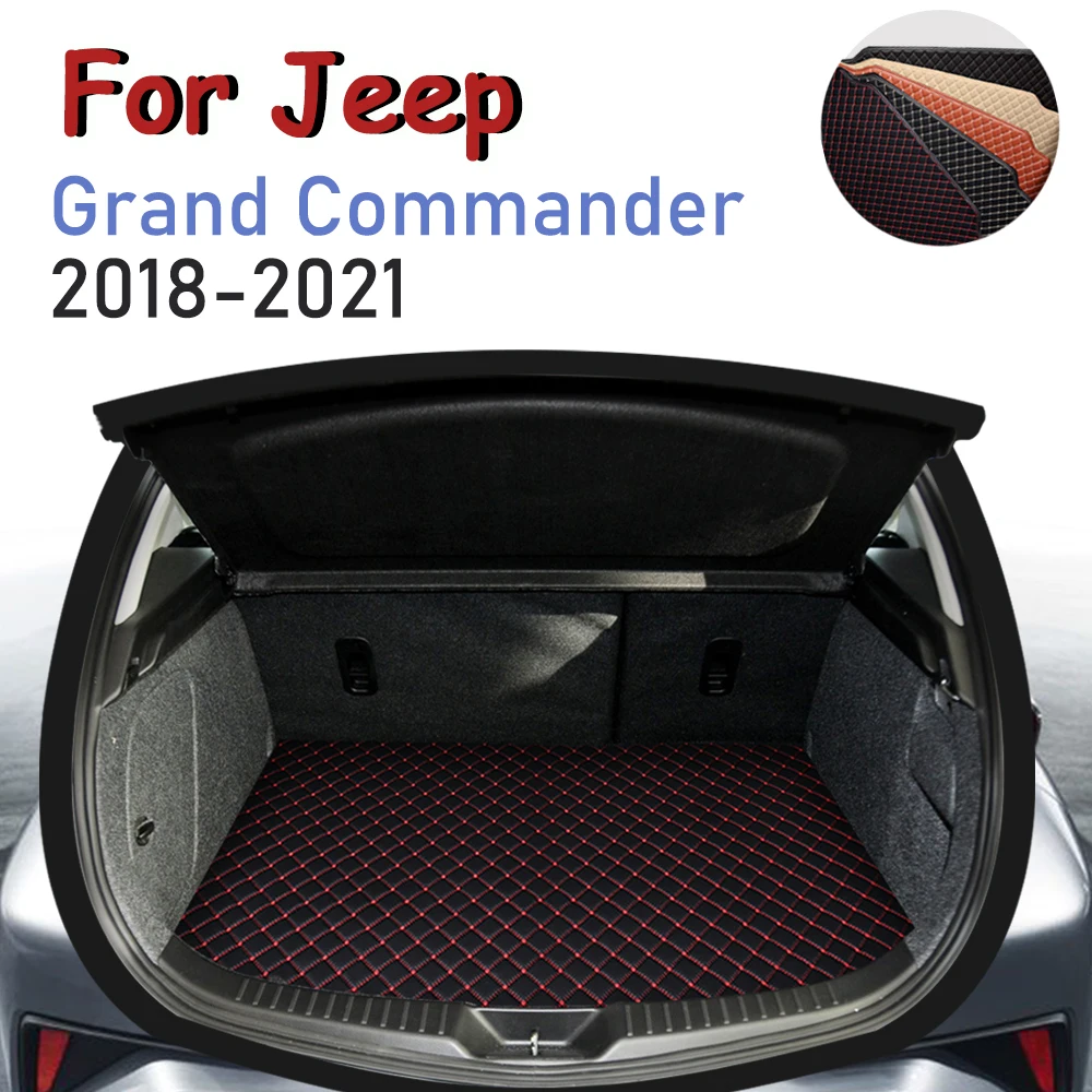 

for Jeep Grand Commander 2018 Trunk Floor Mats Dirt Resistant Car Mat Trunk Cargo Liner Boot Pad Car Accessories