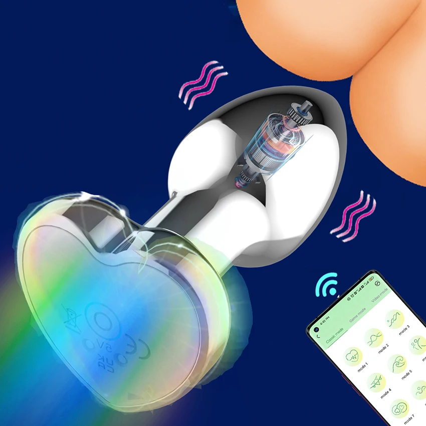 Женская Беспроводная Анальная пробка с дистанционным управлением вибратор для