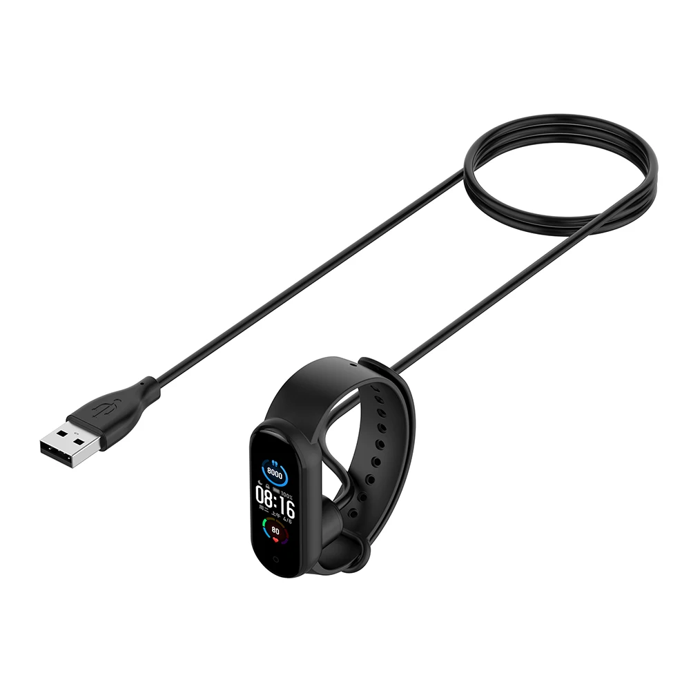 Зарядное устройство USB для Xiaomi Mi Band 5/6/7 зарядное смарт-браслета зарядный кабель 5 |