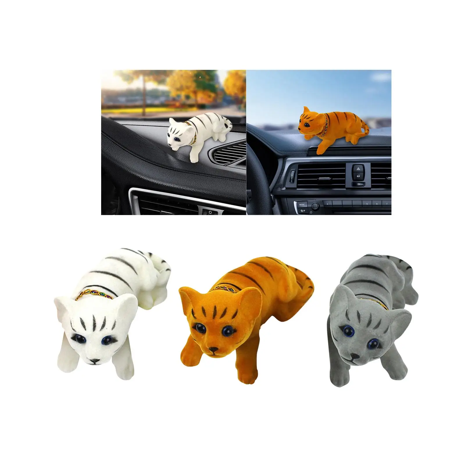 Украшение приборной панели автомобиля орнамент с изображением кота креативный