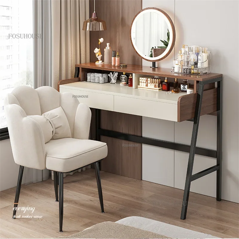 Современный туалетный столик с ящиками набор для спальни домашний роскошный