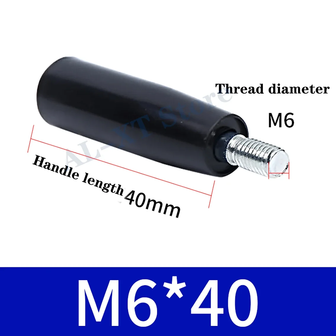

1-10 шт. M6M8M10M12 бакелитовая вращающаяся ручка съемный стержень фрезерный станок через отверстие резьбовой стержень станок пластиковая ручка