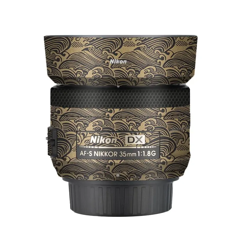 Для Nikon AF-S DX 35 мм F1.8 G наклейка на объектив камеры с защитой от царапин защитная