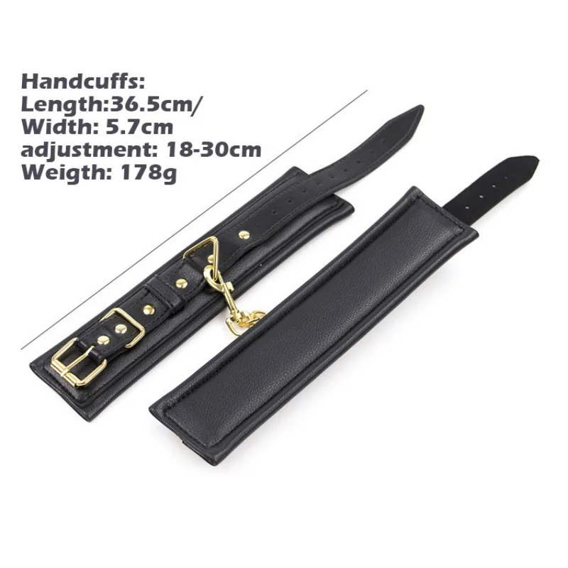1 шт. 5 в наручники + манжеты воротник S &amp M Связывание эротический товар для