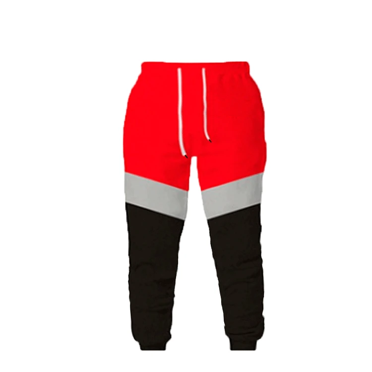 

Cotton Blend Men's Casual Trousers Colorblock Sweatpants Spring Autumn Sports Pants men's fashion all match leggings harem pants