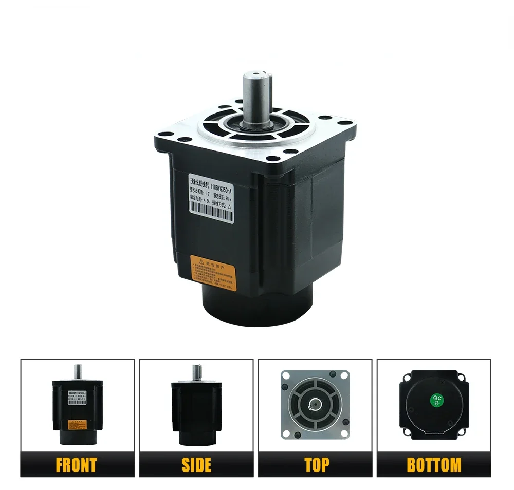 3-фазный комплект шагового двигателя переменного тока NEMA 42 110 мм 8 нм 110BYG350A 3M2280-10A