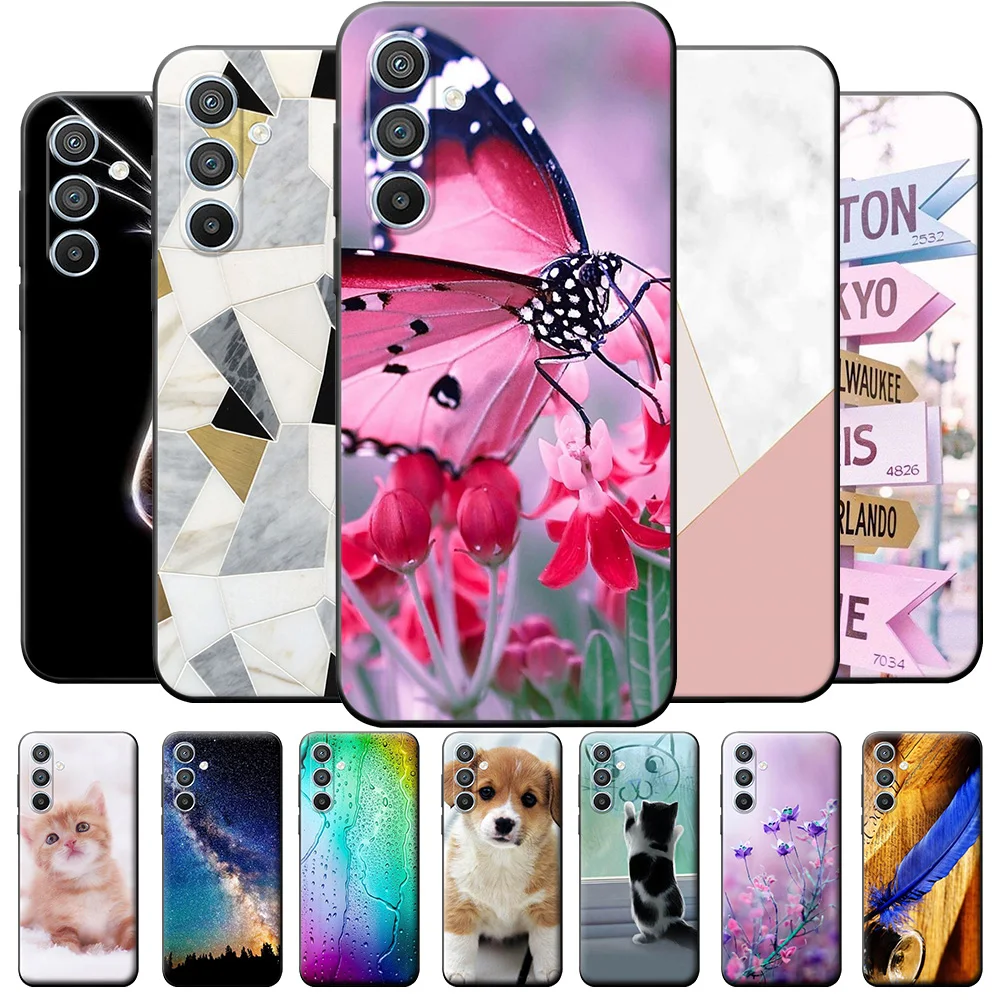 Чехол для Samsung Galaxy A54 5G модные чехлы телефонов Защитная силиконовая Мягкая задняя