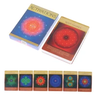 44pcsbox sacred geometry activations oracle deck cards english for family gift party playing card table games entertainment