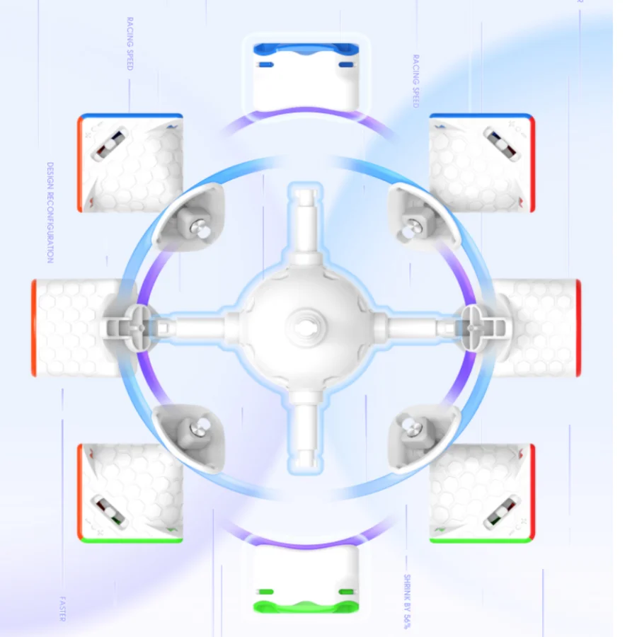 Дешево Новый Умный куб GAN12 Ui 3x3, магнитный куб для соревнований, специализированная глобальная битва, детские развивающие игрушки