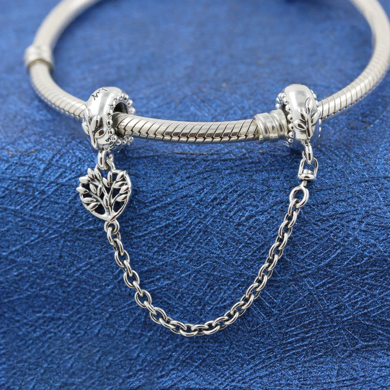 

Шарм-цепочка из серебра 925 пробы для браслета Pandora