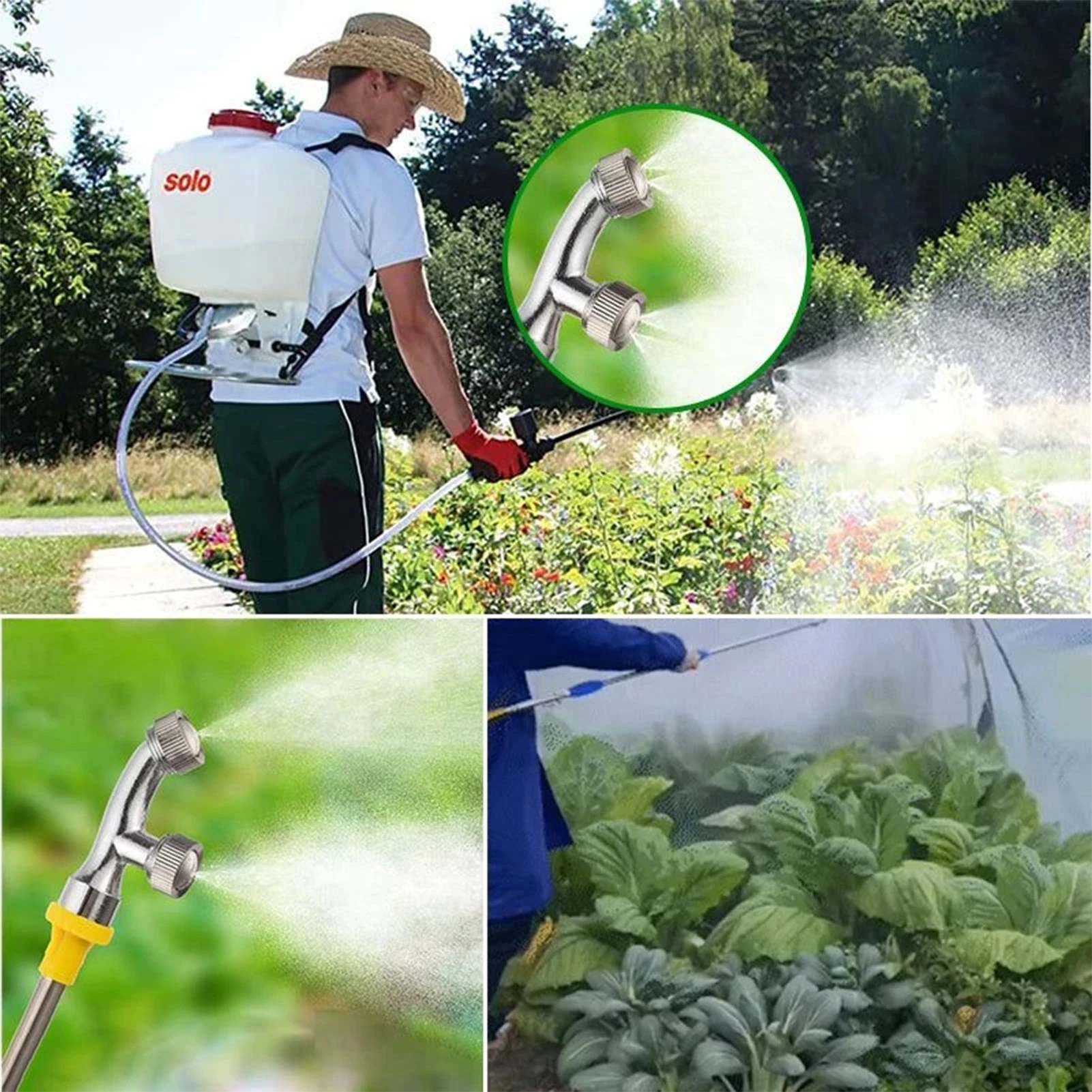 

Atomizing Sprayers Nozzle for Fruit Tree Spray Double Nozzle Head Water Saving Garden Agriculture Misting Nozzles Agricultural