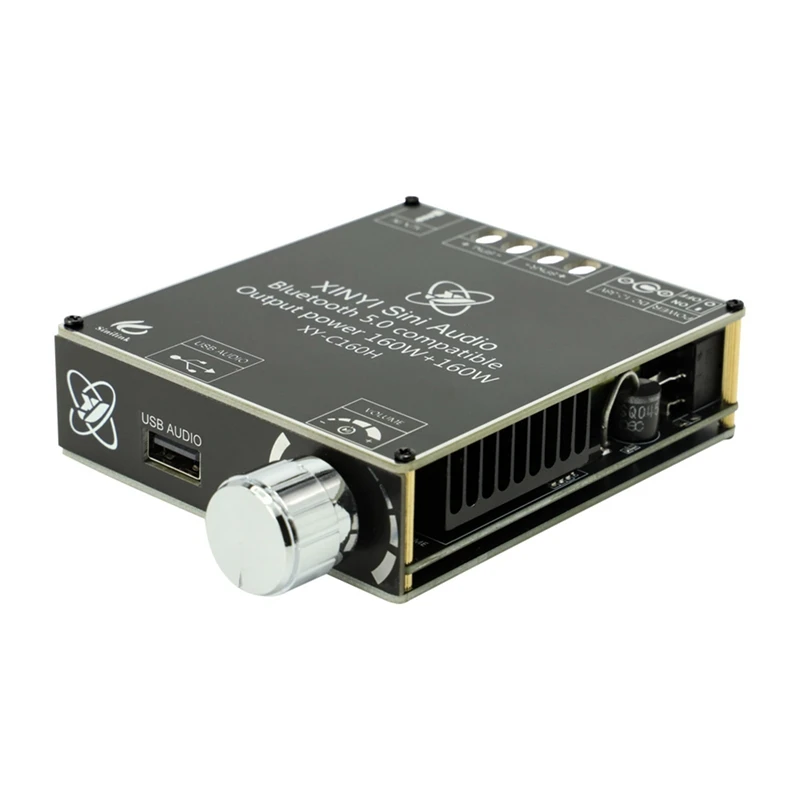 

XY-C160H Bluetooth Audio Power Amplifier Module TDA7498E 160WX2 High Bass Adjustment Amplifier Board DC12-38V