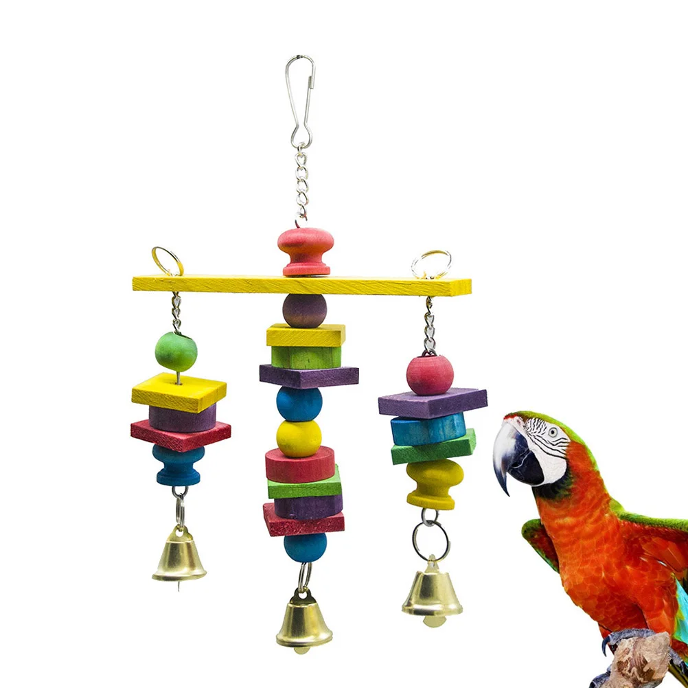 

1pc Parrot Creative Funny Interactive Playing Block for Bird