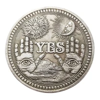 1pc bronze yes no commemorative coin souvenir challenge collectible coins collection art craft gifts drop shippingnice one