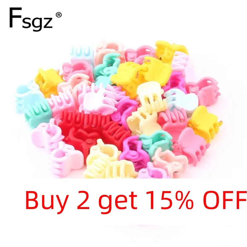 20pcs Candy Color Hairpins for Girls Charms Lot Mini Hair Claw Baby Fringe Clips Good Quality Plastic Hairgrips Headdress | Аксессуары