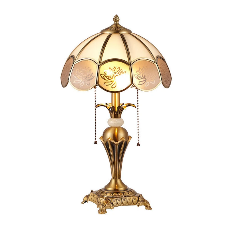 Современная латунная Золотая настольная лампа DEBBY необычная простая стеклянная