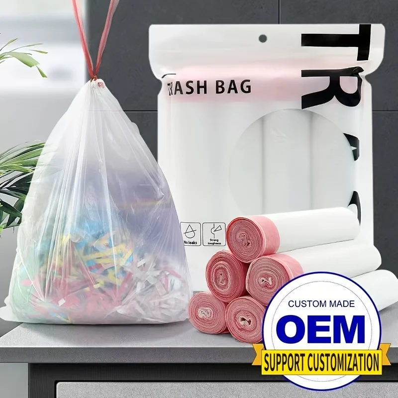 

[Flash Deal]4 рулона утолщенного шнурка, мешок для мусора, пластиковый мешок для сортировки, портативный бытовой кухонный ежедневный мешок [в нал...