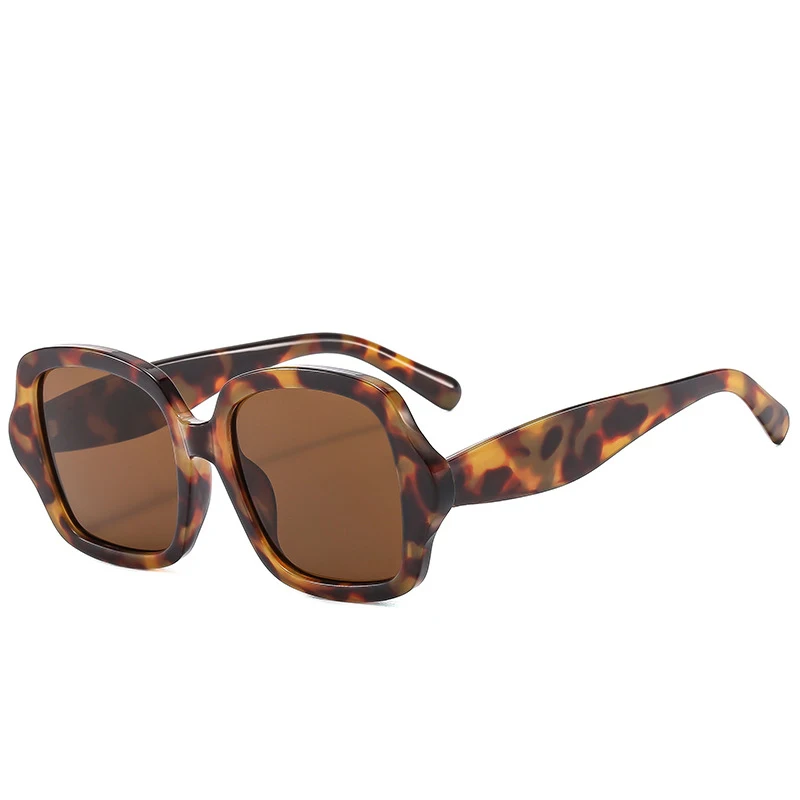 OVOYAN большие квадратные солнцезащитные очки для женщин 2024 модные простые в стиле