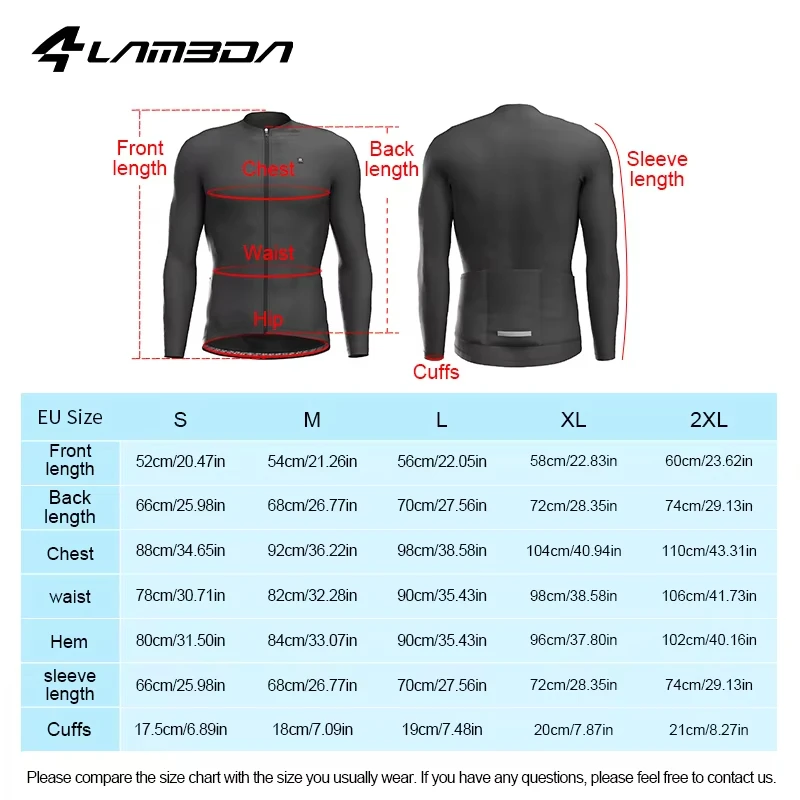 LAMEDA Мужской комплект для велоспорта с длинными рукавами уличный дорожный