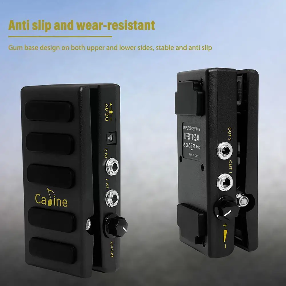 

Cp-31p Wah Pedal Guitar Accessories High Quality Portable Wah/vol Effect Pedal Volume 2-in-1 Pedal Effect T3d7