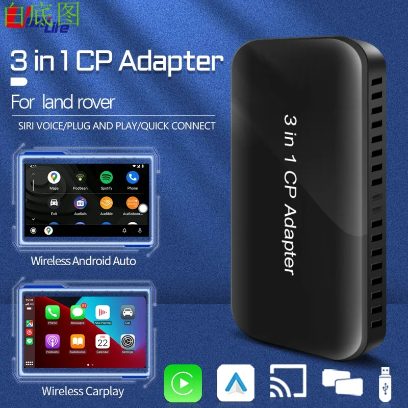

CarPlay AiBoxAndroid 11.0 Android Auto Netflix Youtube Plug&Play Streaming Box For Land Rover Discovery/Range Rover/Defender