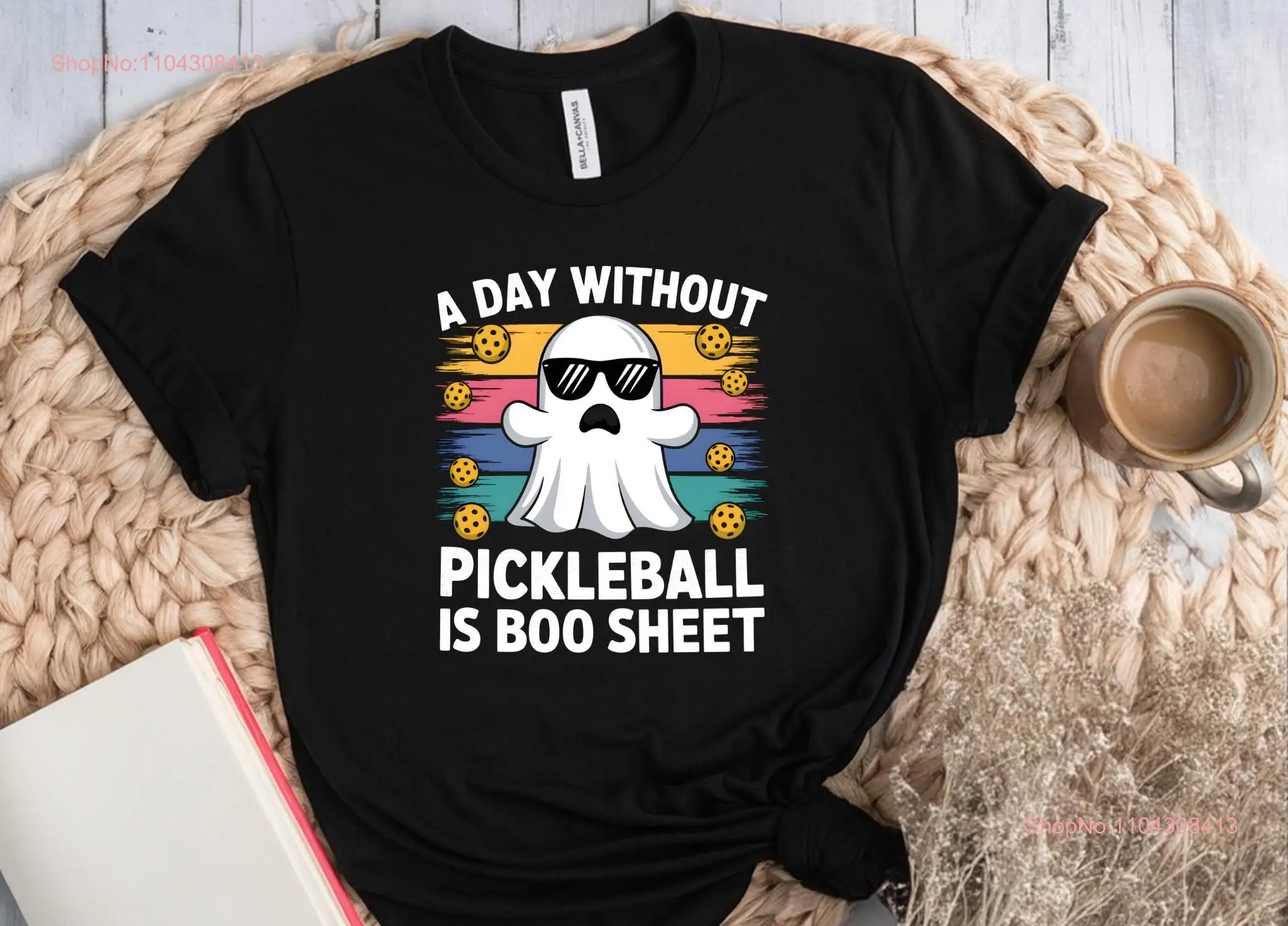 Pickleball T Shirt Halloween Lover Era Funny s for Women long or short sleeves