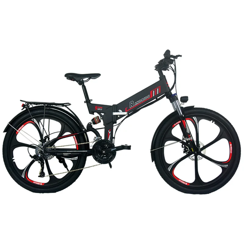 

RANDRIDE YK26 Electric Bike Full Suspension Folding Electric Mountain Bicycle 26 Inch Aluminum Alloy Frame With Disc Brake