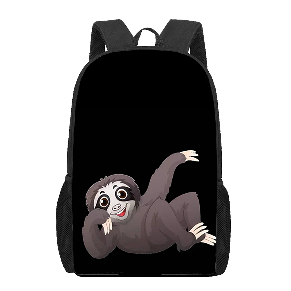 

Folivora sloth slow lovely 3D Print School Bag Set for Teenager Girls Primary Kids Backpack Book Bags Children Bookbag