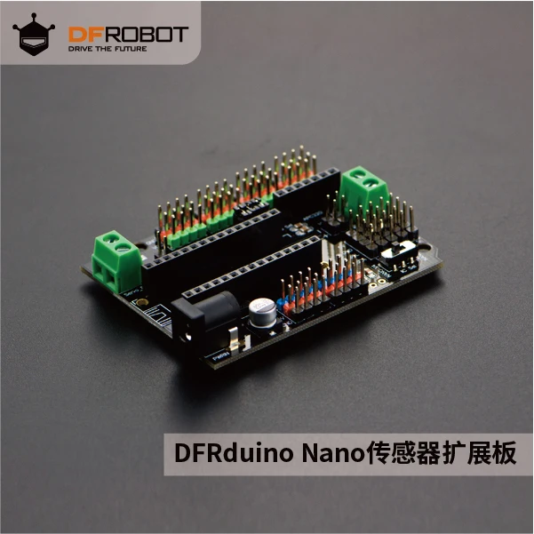 

DFRobot DFRduino Nano Sensor Expansion Board Arduino Compatible Interactive Media