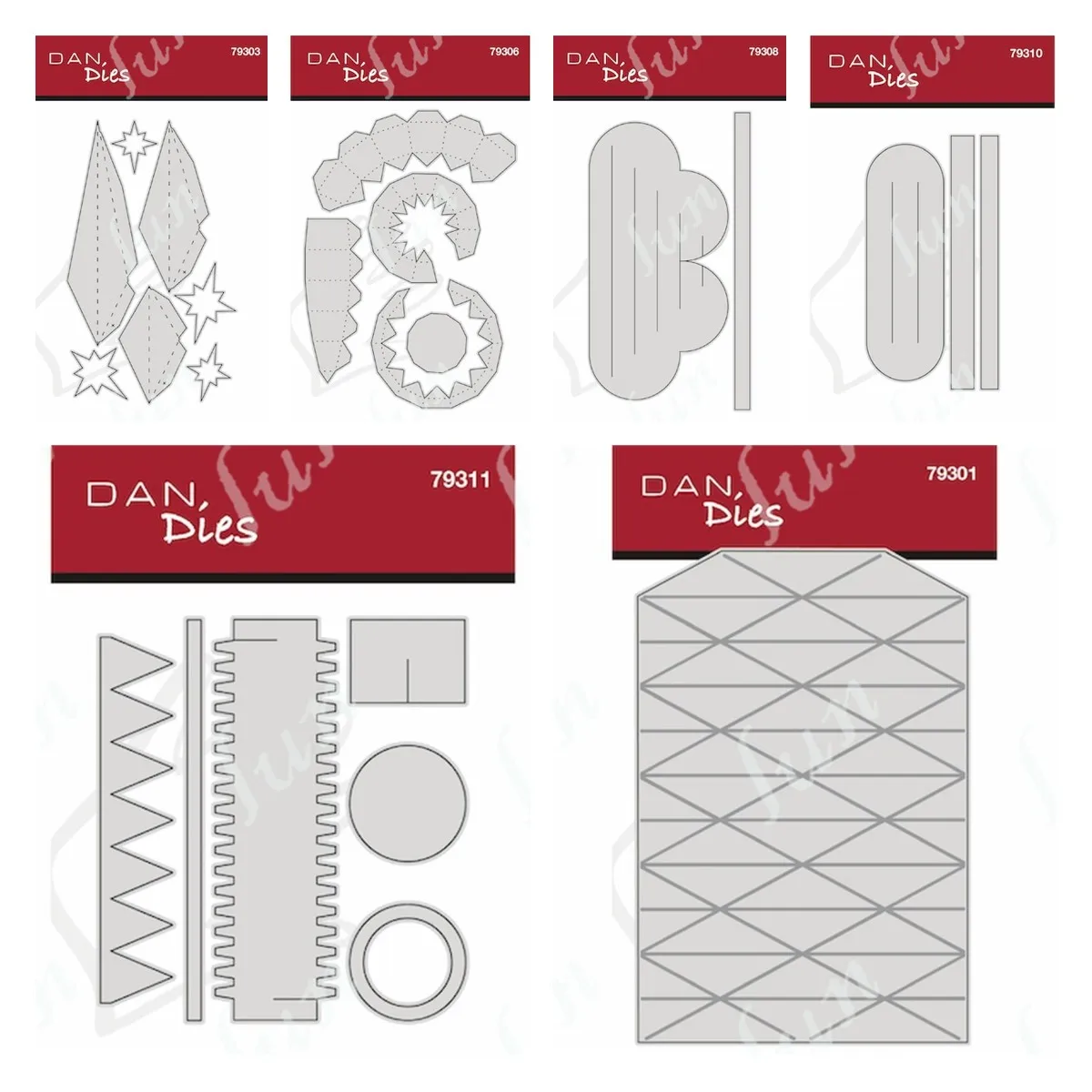 Металлические штампы для скрапбукинга STAR OF BETHLEHEM