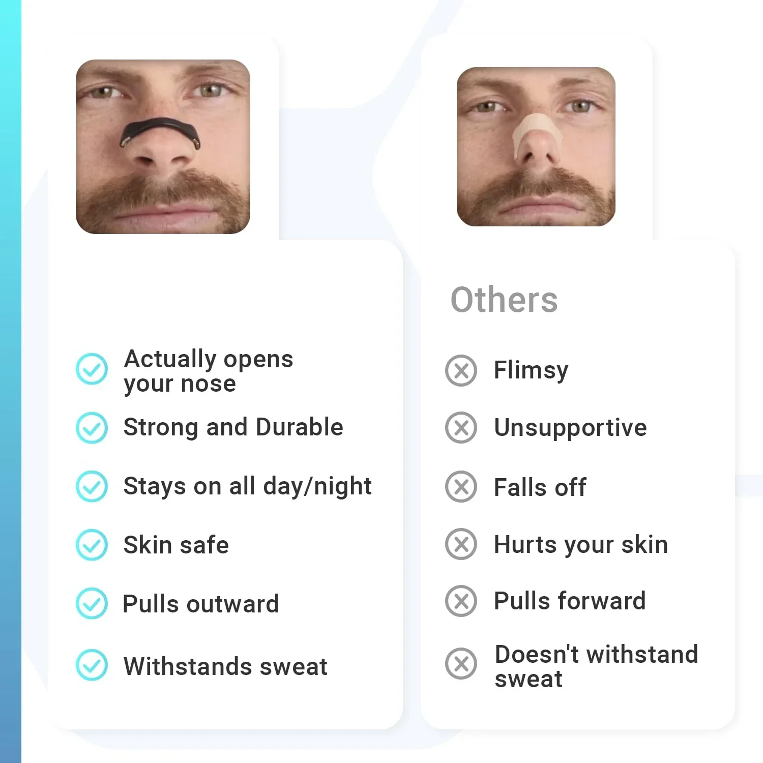 15 пар магнитных комплектов расширителей для носового дыхания спортивный носовой