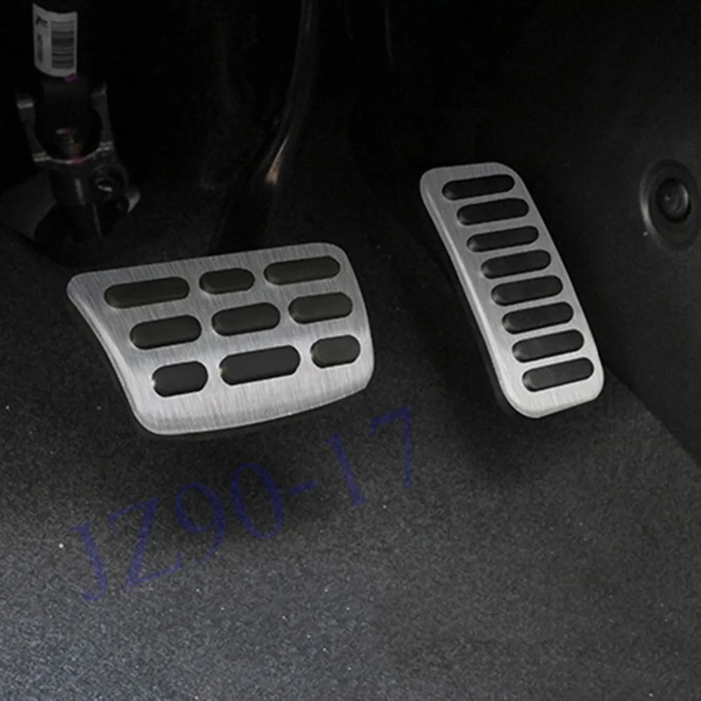 Нескользящие накладки на педали из нержавеющей стали для газа топлива тормоза