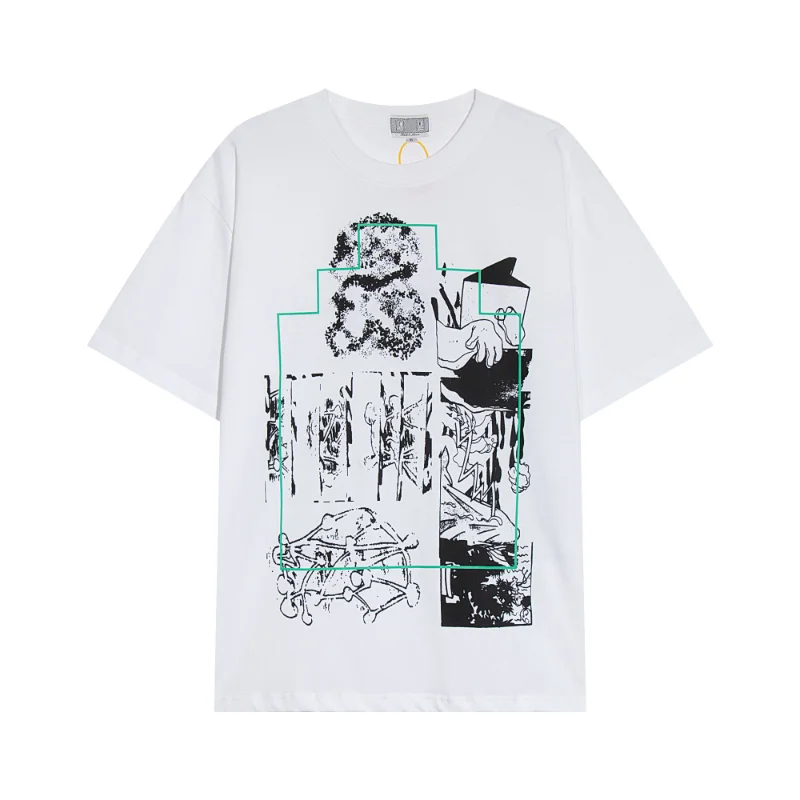 

23ss Black white Cyberstyle Cav Empt T-Shirt Men Women1:1 Oversized CAVEMPT C.E T-shirt TopsTee Oversized T Shirt