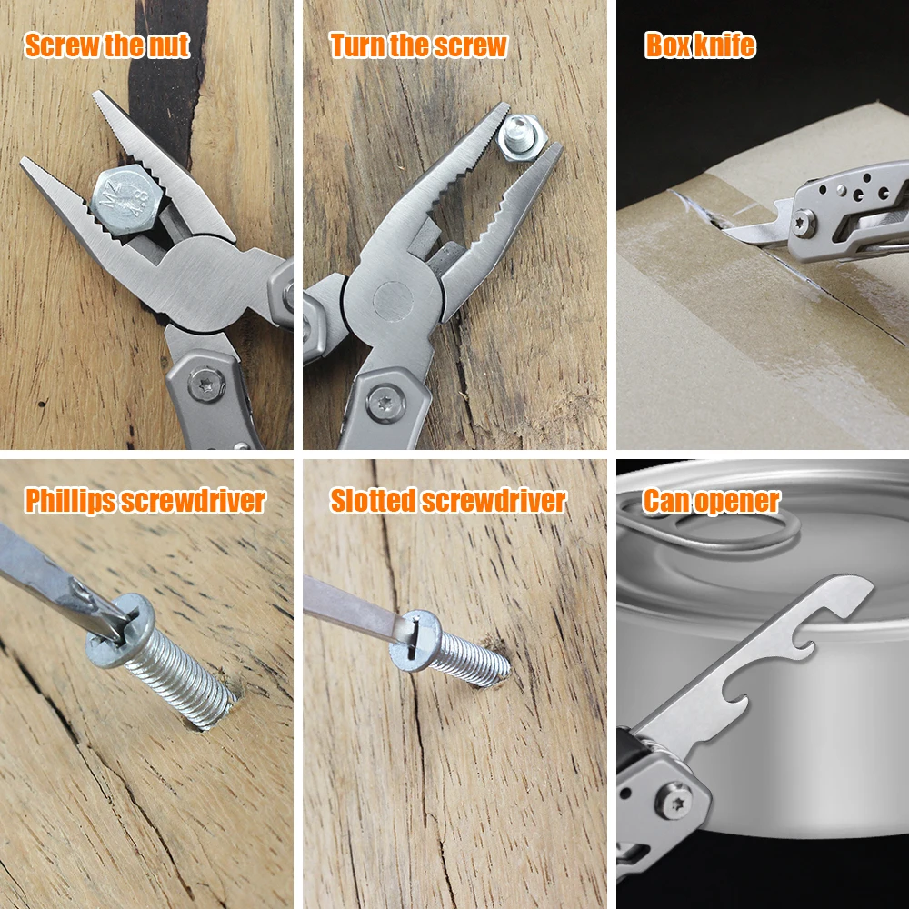 Многоцелевой инструмент Tunafire для резки проводов плоскогубцы швейцарский